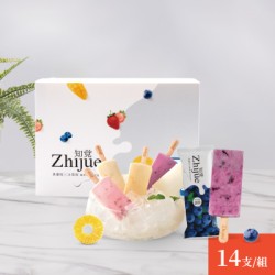 【知覺】夏日輕享 優格雪糕 x14支(藍莓*3、草莓*3、芒果*3、鳳梨*3、原味*2)