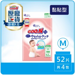 【正隆】日本大王紙尿褲境內版柔觸肌(M號52*4串)