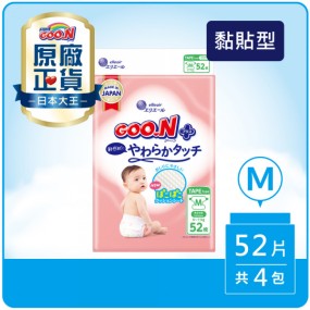 【正隆】日本大王紙尿褲境內版柔觸肌(M號52*4串)