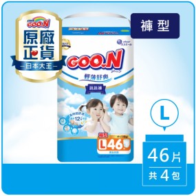 【正隆】日本大王輕薄舒爽紙尿褲(L號 46片*4串)