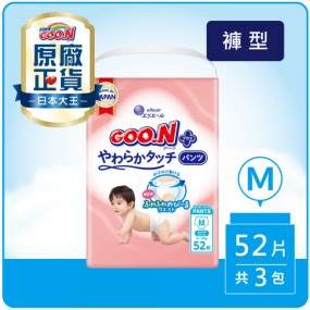 【正隆】日本大王境內版柔觸肌褲型(M號 52片*3串)