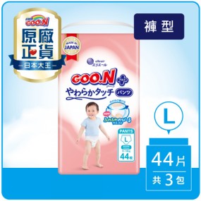 【正隆】日本大王境內版柔觸肌褲型(L號 44片*3串)
