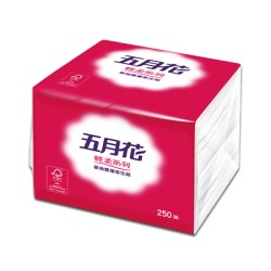 【五月花 】FSC驗證單抽式雙層衛生紙(250抽x48包)