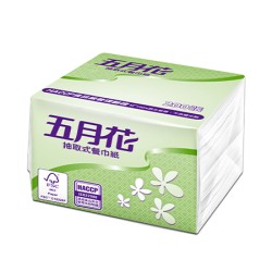 【五月花 】FSC驗證抽取式餐巾紙(200張x60包)