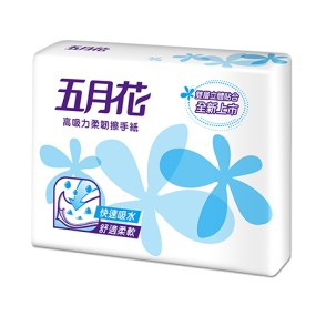 【五月花 】FSC驗證 高吸力柔韌擦手紙(100抽x20包)