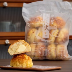 【純新烘焙】黃金冰火菠蘿餐包5顆入｜ 35包/箱 共175顆