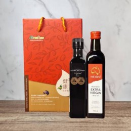 【7/18-7/19限定,非常態販售商品】Red Island紅島特級冷壓初榨橄欖油500ml +AUSBARREL巴薩米克醋雙入禮盒(四種風味任選)