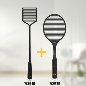 【限時限量優惠7/7-7/21】 ZAPPER+電蠅拍/電蚊拍2入組(任選)